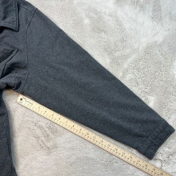 Torrid Shacket Jacket Womens Size 3 Gray Fleece Button Up Stretch Fall Pockets - Picture 8 of 9